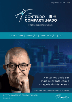 Fábio Gandour, IBM, Metaverso, Cientista, ConsulPaz, Revista Conteúdo Compartilhado